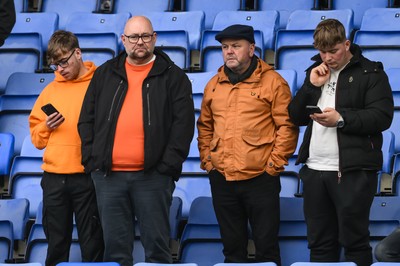 151125 - Shrewsbury Town v Newport County - Sky Bet League 2 - Newport County Fans in attendance at todays game