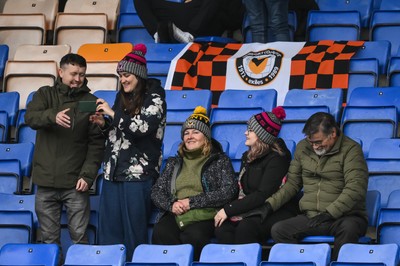 151125 - Shrewsbury Town v Newport County - Sky Bet League 2 - Newport County Fans in attendance at todays game