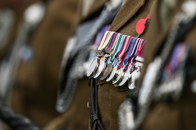 151125 - Shrewsbury Town v Newport County - Sky Bet League 2 - Veterans Medal details ahead of the game