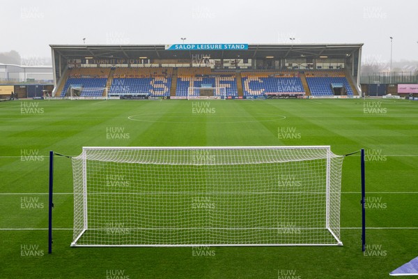 151125 - Shrewsbury Town v Newport County - Sky Bet League 2 - A general view of Croud Meadow, Home of Shrewsbury Town