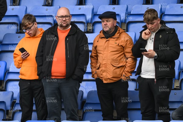 151125 - Shrewsbury Town v Newport County - Sky Bet League 2 - Newport County Fans in attendance at todays game