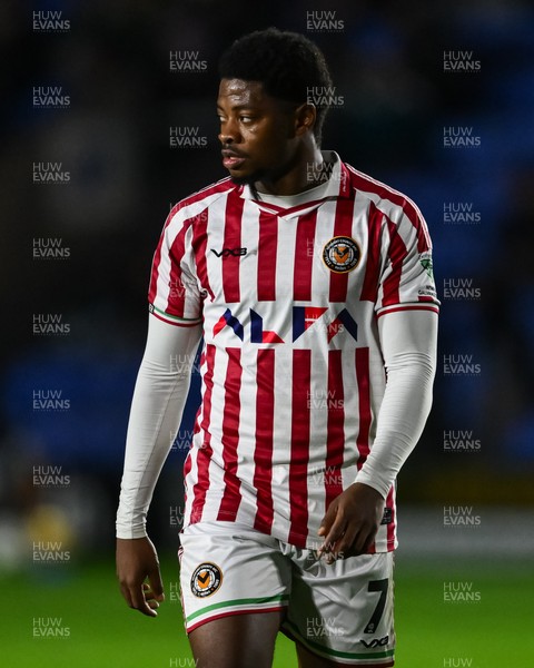 151125 - Shrewsbury Town v Newport County - Sky Bet League 2 - Bobby Kamwa of Newport County