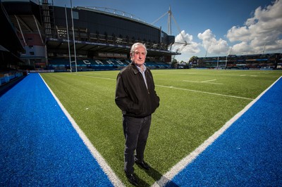 070815 - Sir Gareth Edwards at the BT Sport Cardiff Arms Park, in the shadow of the Millennium Stadium