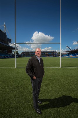 070815 - Sir Gareth Edwards at the BT Sport Cardiff Arms Park, in the shadow of the Millennium Stadium