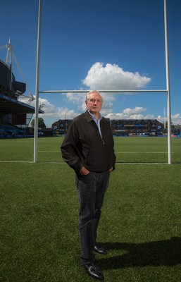 070815 - Sir Gareth Edwards at the BT Sport Cardiff Arms Park, in the shadow of the Millennium Stadium