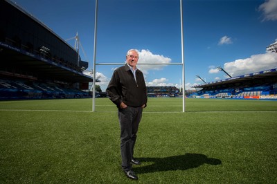 070815 - Sir Gareth Edwards at the BT Sport Cardiff Arms Park, in the shadow of the Millennium Stadium