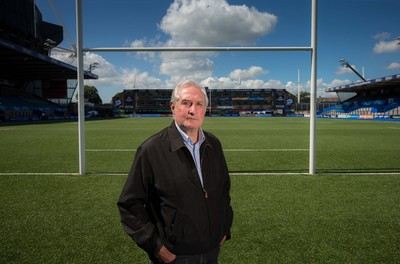 070815 - Sir Gareth Edwards at the BT Sport Cardiff Arms Park, in the shadow of the Millennium Stadium