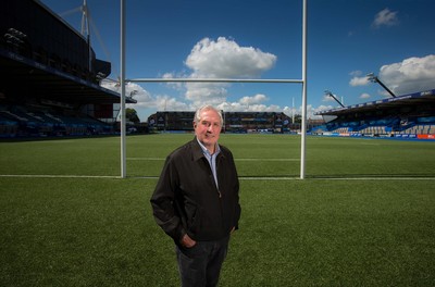 070815 - Sir Gareth Edwards at the BT Sport Cardiff Arms Park, in the shadow of the Millennium Stadium