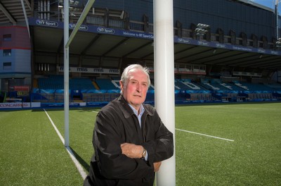 070815 - Sir Gareth Edwards at the BT Sport Cardiff Arms Park, in the shadow of the Millennium Stadium