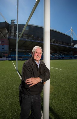 070815 - Sir Gareth Edwards at the BT Sport Cardiff Arms Park, in the shadow of the Millennium Stadium