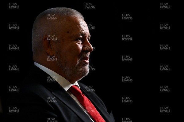 220124 - Guinness Six Nations Rugby Championship Launch at the Guinness Storehouse in Dublin - Wales head coach Warren Gatland