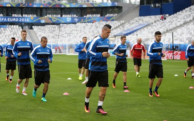 Slovakia Football Training 100616