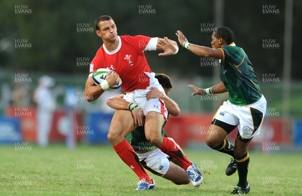11.10.10 - South Africa v Wales - Commonwealth Games  Aaron Shingler of Wales. 