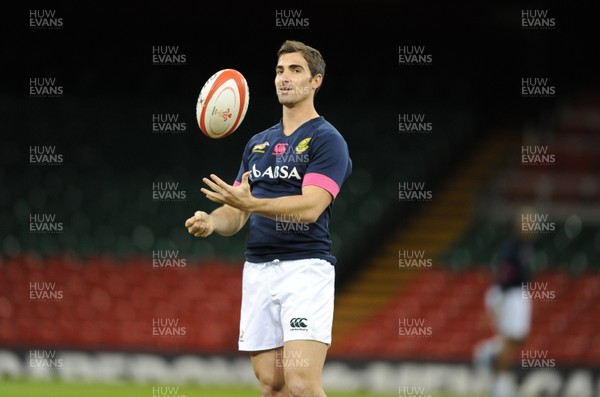 081113 - South Africa Rugby Training -Ruan Pienaar during training