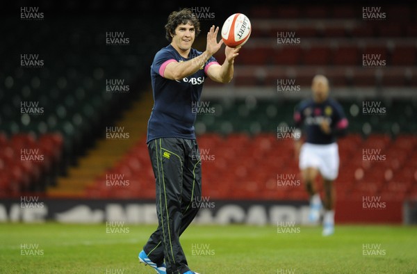 081113 - South Africa Rugby Training -Jaque Fourie during training