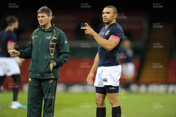 081113 - South Africa Rugby Training -Bryan Habana during training