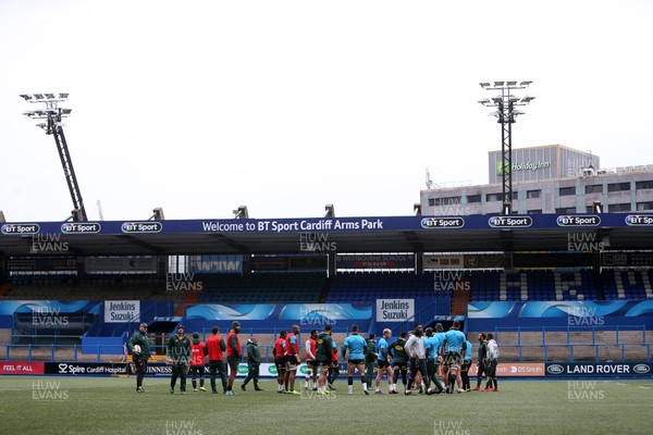 271117 - South Africa Rugby Training - General View at the Arms Park