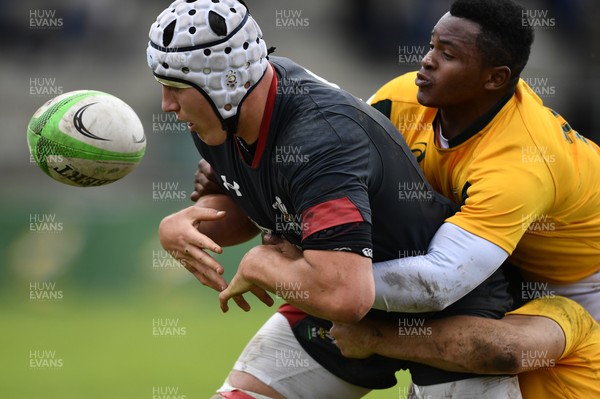 130819 - South Africa Schools A v Wales Under 18 - Travis Huntley of Wales