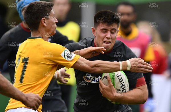 130819 - South Africa Schools A v Wales Under 18 - Bradley Roderick of Wales