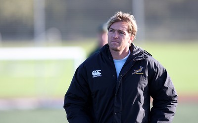 08.11.10 .. South Africa Rugby training session, Treforest -  Percy Montgomery during training session    