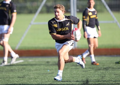 08.11.10 .. South Africa Rugby training session, Treforest -  South Africa's Patrick Lambie during training session    