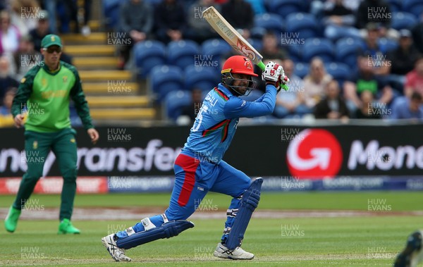 150619 - South Africa v Afghanistan - ICC Cricket World Cup 2019 - Noor Ali Zadran of Afghanistan batting