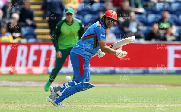 150619 - South Africa v Afghanistan - ICC Cricket World Cup 2019 - Hazratullah Zazai of Afghanistan batting