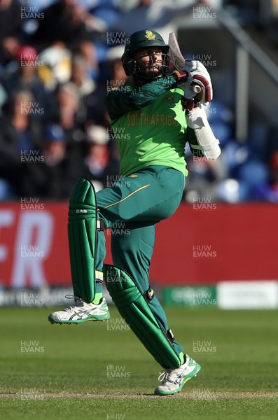 150619 - South Africa v Afghanistan - ICC Cricket World Cup 2019 - Hashim Amla of South Africa batting