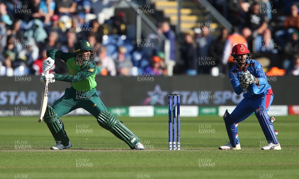 150619 - South Africa v Afghanistan - ICC Cricket World Cup 2019 - Quinton de Kock of South Africa batting