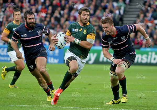 071015  - South Africa vs USA -  IRB Rugby World Cup 2015 Pool B -Willie Le Roux of South Africa