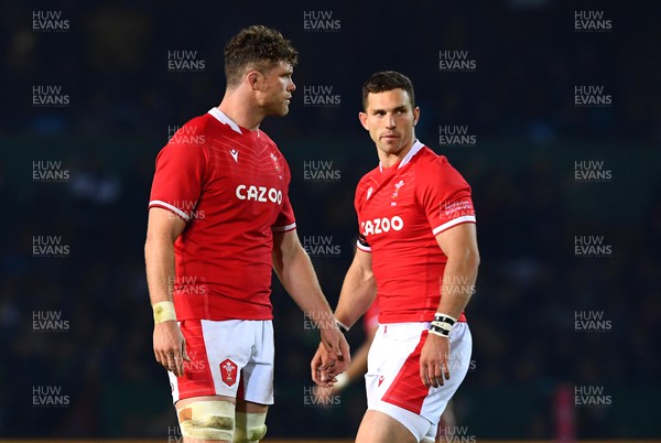 020722 - South Africa v Wales - Castle Lager Incoming Series 2022 First Test - Will Rowlands and George North of Wales