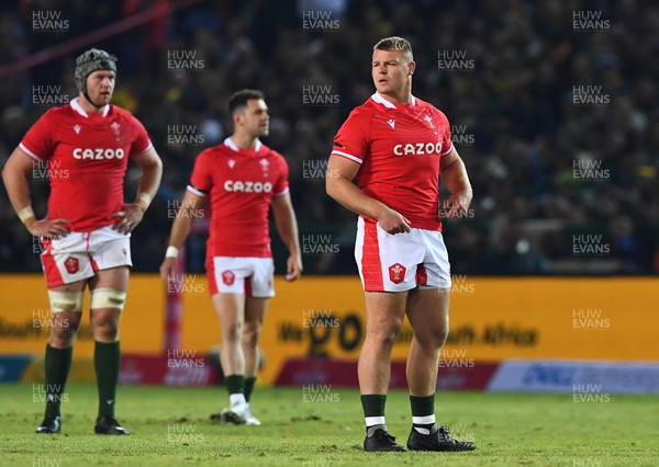 020722 - South Africa v Wales - Castle Lager Incoming Series 2022 First Test - Dewi Lake of Wales