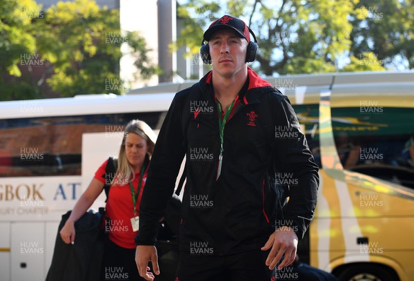 020722 - South Africa v Wales - Castle Lager Incoming Series 2022 First Test - Josh Adams of Wales arrives before at the stadium