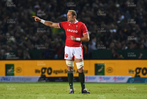 020722 - South Africa v Wales - Castle Lager Incoming Series 2022 First Test - Alun Wyn Jones of Wales