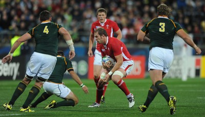 11.09.11 - South Africa v Wales - Rugby World Cup 2011 - Alun Wyn Jones of Wales. 