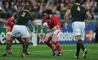 11.09.11 - South Africa v Wales - Rugby World Cup 2011 - Adam Jones of Wales. 