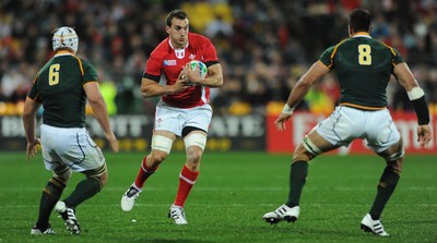 11.09.11 - South Africa v Wales - Rugby World Cup 2011 - Sam Warburton of Wales. 
