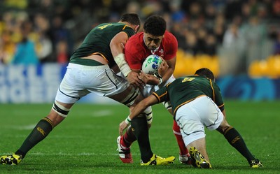 11.09.11 - South Africa v Wales - Rugby World Cup 2011 - Toby Faletau of Wales. 