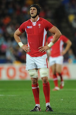 11.09.11 - South Africa v Wales - Rugby World Cup 2011 - Luke Charteris of Wales. 