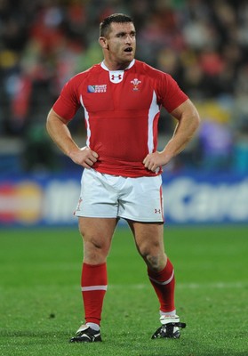 11.09.11 - South Africa v Wales - Rugby World Cup 2011 - Huw Bennett of Wales. 