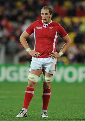 11.09.11 - South Africa v Wales - Rugby World Cup 2011 - Alun Wyn Jones of Wales. 