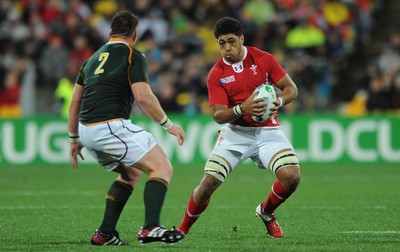 11.09.11 - South Africa v Wales - Rugby World Cup 2011 - Toby Faletau of Wales. 