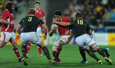 11.09.11 - South Africa v Wales - Rugby World Cup 2011 - Toby Faletau of Wales. 