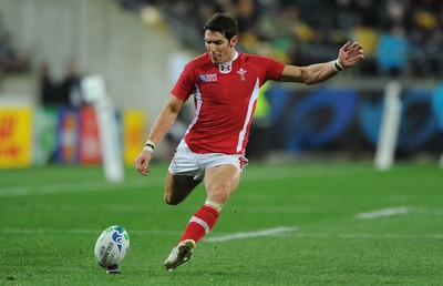 11.09.11 - South Africa v Wales - Rugby World Cup 2011 - James Hook of Wales. 