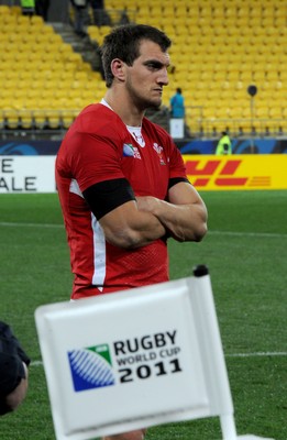 11.09.11 - South Africa v Wales - Rugby World Cup 2011 - Sam Warburton of Wales looks dejected at the end of the game. 