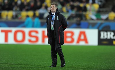 11.09.11 - South Africa v Wales - Rugby World Cup 2011 - Wales attack coach Rob Howley. 
