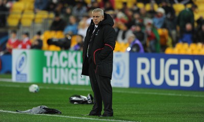11.09.11 - South Africa v Wales - Rugby World Cup 2011 - Wales head coach Warren Gatland. 