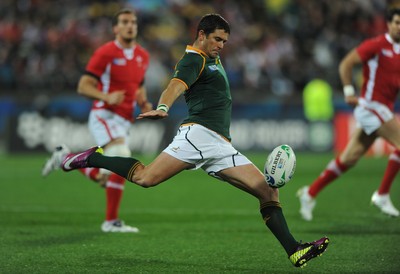 11.09.11 - South Africa v Wales - Rugby World Cup 2011 - Morne Steyn of South Africa. 