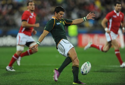 11.09.11 - South Africa v Wales - Rugby World Cup 2011 - Morne Steyn of South Africa. 