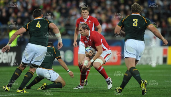 11.09.11 - South Africa v Wales - Rugby World Cup 2011 - Alun Wyn Jones of Wales. 